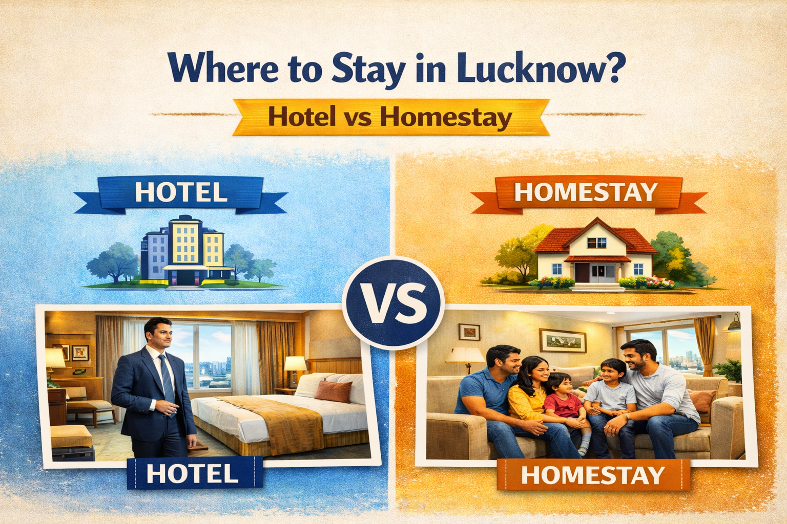 Where to Stay in Lucknow: Hotel vs Homestay (Honest Local Comparison)