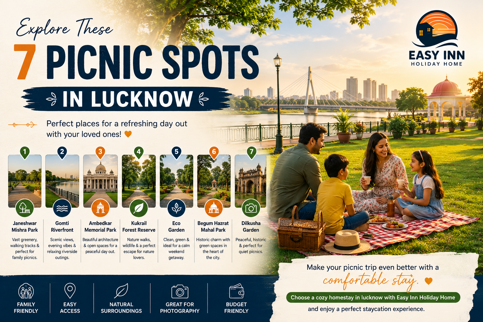 Explore These 7 Picnic Spots in Lucknow