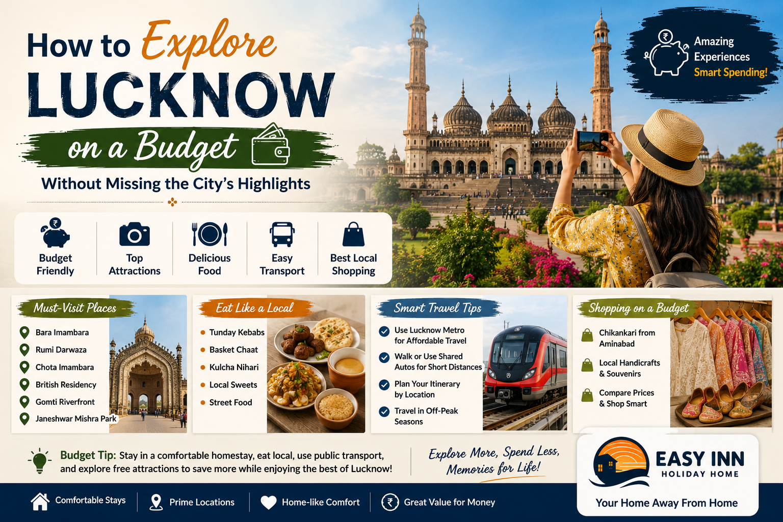 How to Explore Lucknow on a Budget Without Missing the City's Highlights