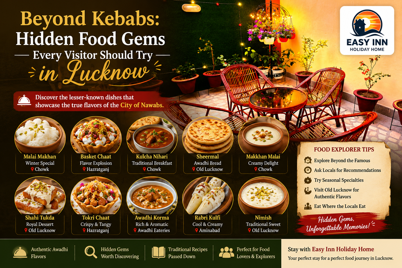 Beyond Kebabs: Hidden Food Gems Every Visitor Should Try in Lucknow