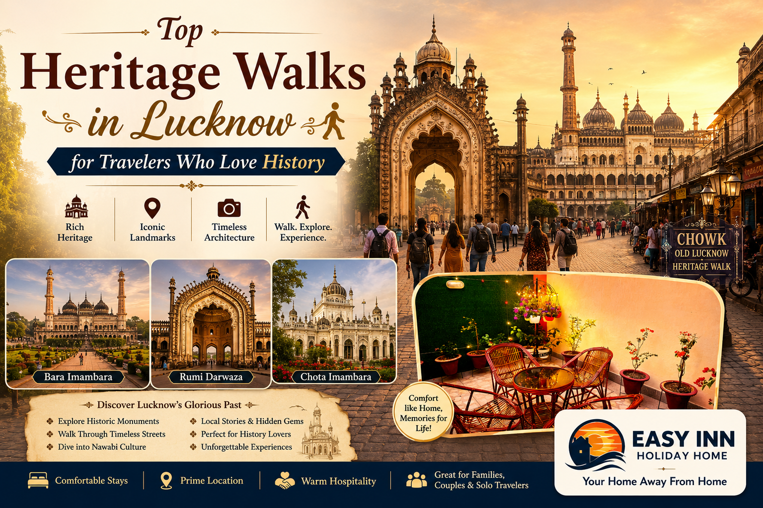 Top Heritage Walks in Lucknow for Travelers Who Love History