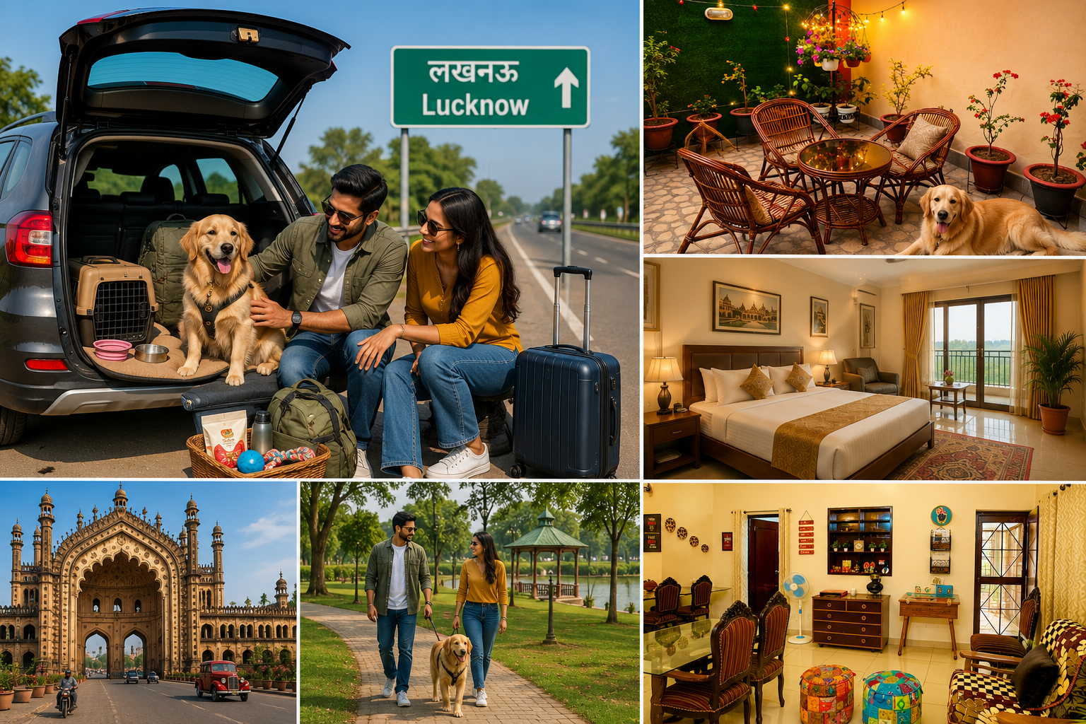 Planning a Road Trip to Lucknow With Your Pet? Choose a Pet Friendly Homestay