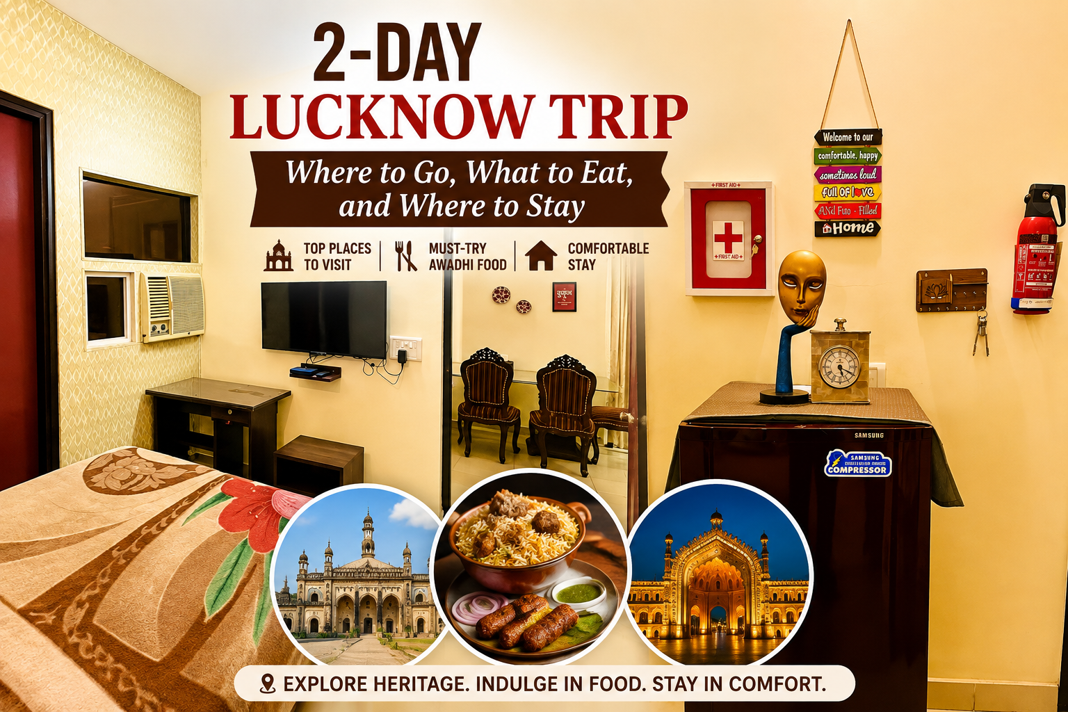 2-Day Lucknow Trip: Where to Go, What to Eat, and Where to Stay