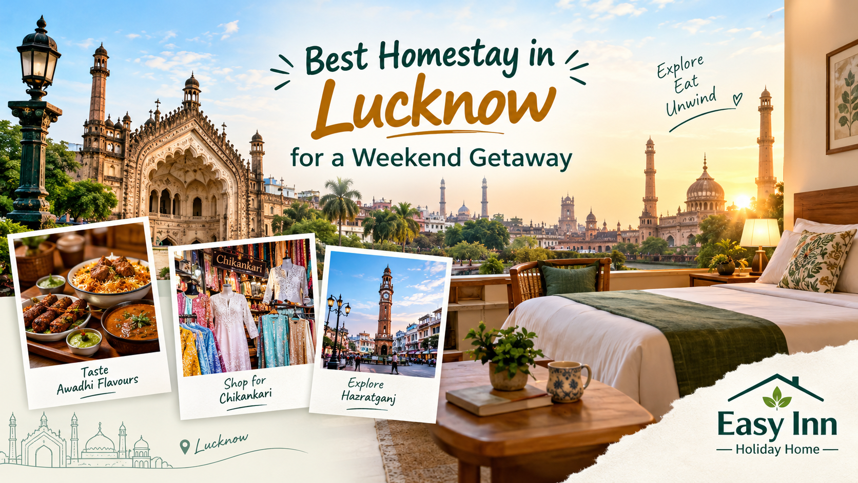 Best Homestay in Lucknow for a Weekend Getaway