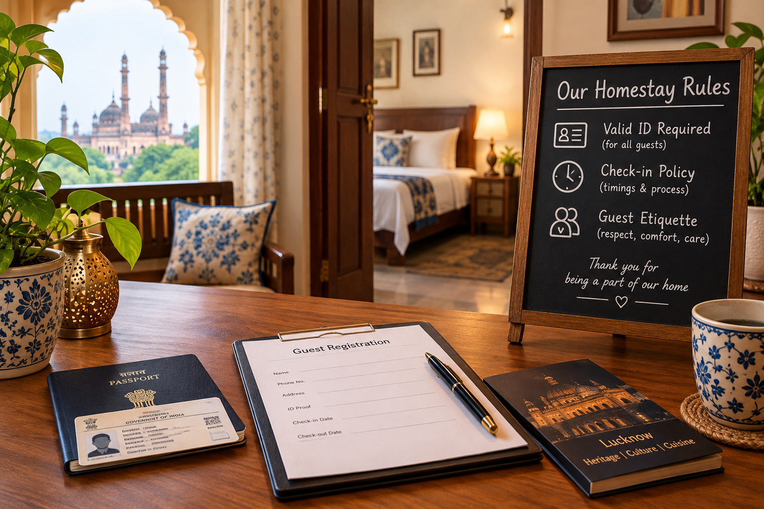 Homestay Rules in Lucknow: ID, Check-in Policy and Guest Etiquette Explained