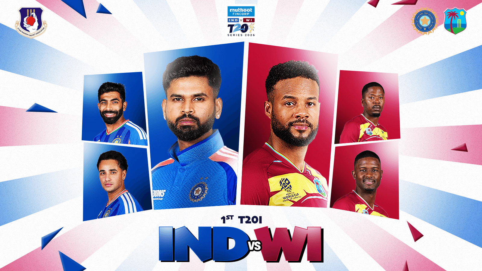 1st T20I: India vs West Indies | Lucknow( Tue 6 Oct 2026) - upcoming event near Easy Inn Holiday Home, Lucknow